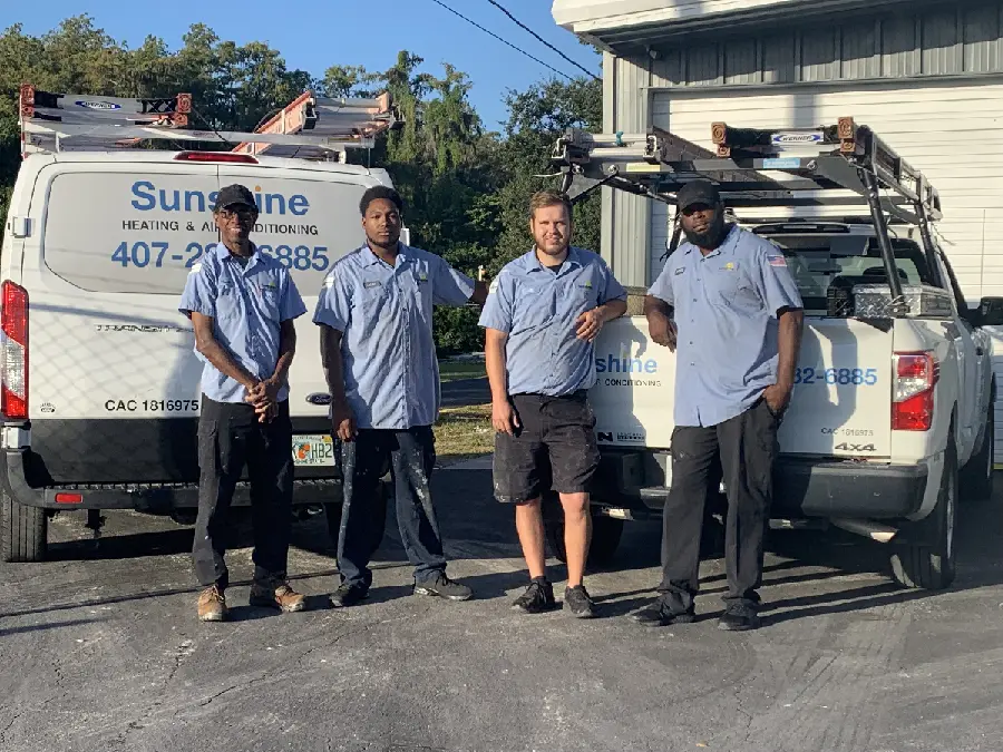 Sunshine Heating & Air Conditioning team at HQ